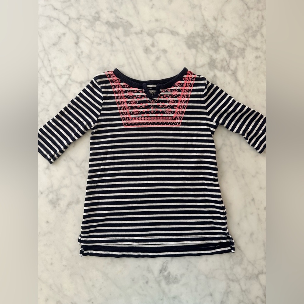Oshkosh. Toddler 3T. Tops. Strips. NavyBlue/White.